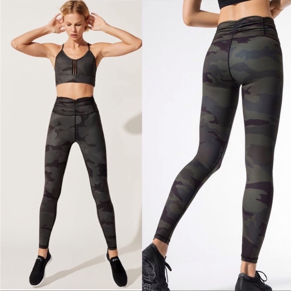 Carbon38 Wildcat Camouflage Print Leggings Medium